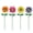 Multicolor, variant on Valentines Day Decorations Outdoor, Set of 6 Rose Metal Flowers Decorative Garden Stakes for Valentines Day Decor, Lovely Yard Stakes for Home Lawn Pot Flowerbed Wedding Anniversary
