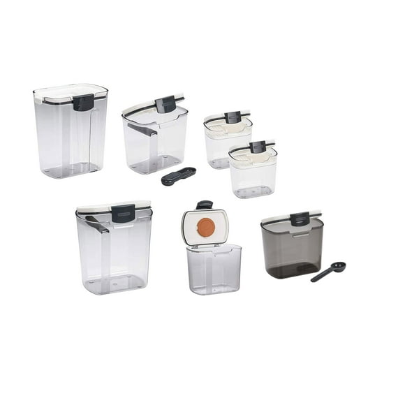 Juego de recipientes de almacenamiento Progressive ProKeeper Baker's de 7 piezas