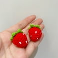 thumbnail image 7 of FENOHREFE Stylish Strawberry Ear Ornaments Woven Earrings Comfortable Ear Jewelry Drop Earrings for Everyday Parties Dates, 7 of 7