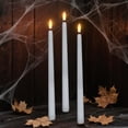 thumbnail image 1 of WHEANG LED Remote Control Long Stem Electronic Candle Light 18" Flameless Taper Candles, 1 of 4
