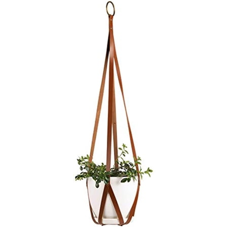 Picture of Vegan Leather Hanging Planters Plant Hangers for Indoor Plants Planter ...