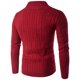 thumbnail image 1 of Jersey delgado blanco de cuello redondo de manga larga de primavera y otoño para hombre Pompotops oipoqjl19260, 1 of 7