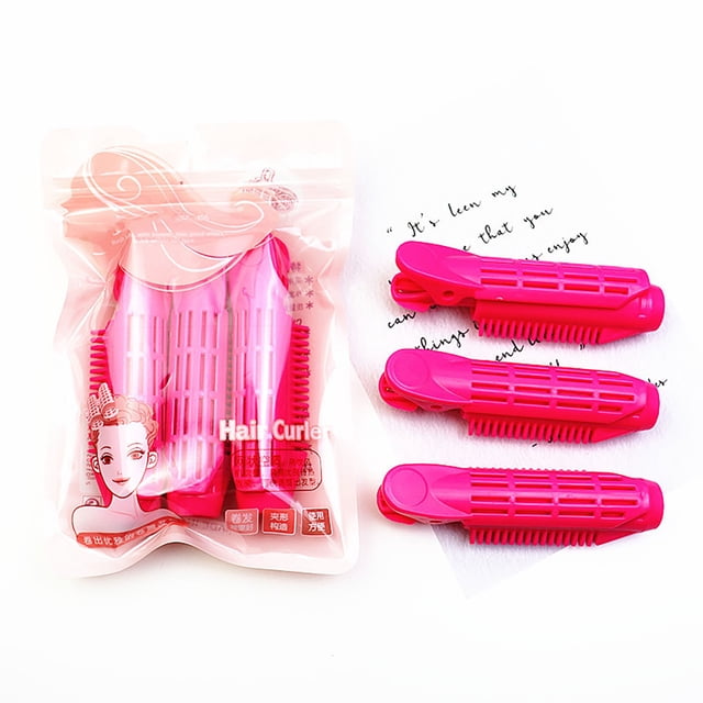 Fiudx Pinzas para Rizar El Cabello, Accesorio de Peinado Fácil de Usar, Rulos Que No Dañan El Cabello, Accesorios Versátiles para El Cabello, Uso En Salón de Belleza, Perfectos para Todo Tipo de Cabe
