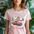 thumbnail image 5 of Red Truck Graphic T-Shirt | Rustic Farmhouse Tee for Men Women Kids, Ash, Size 3XL, 5 of 6