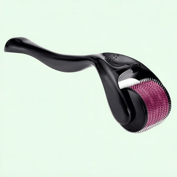 XIRQI Derma Roller - 540 Titanium Micro Needles for Smooth and Radiant Skin, Hair Growth, and Beard Growth (0.50mm)