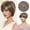 Brown（6.5"*6"）, variant on QUEENTAS Grey Hair Toppers for Women with Thinning Hair, Fluffy Toppers Hair Pieces for Women 360° 3D Cover Short Curly with Pixie Topper for Daily Use