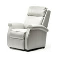 thumbnail image 2 of Resenkos Electric Power Lift Chairs Recliner, Faux Leather Upholstered Reclining Lifting Chair, Gray, 2 of 8