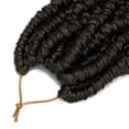 thumbnail image 5 of 10 inch Spring Twist Braiding Hair Spring Twists Bomb Twist Hair Synthetic Black Color Fluffy Twist Crochet Braids Low Temperature Spring Twist Crochet Hair for Women Hair Extension, 5 of 6