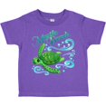 thumbnail image 3 of Inktastic Myrtle Beach Cute Sea Turtle with Waves and Bubbles Boys or Girls Toddler T-Shirt, 3 of 5