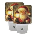 thumbnail image 7 of Santa Claus Holding Lamp in Snow Christmas LED Night Light with Smart Sensor Plug Into Wall Dusk to Dawn 2 packs, 7 of 7