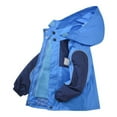 thumbnail image 2 of Uccdo Boys Girls Hooded Windbreaker Rain Jackets With Detachable Fleece Sweatshirts, Kids 2-in-1 Warm Fleece Lined Parka Coats Raincoats 3-13Y, 2 of 5