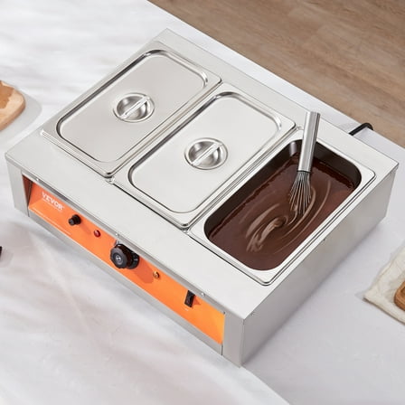 VEVOR Chocolate Tempering Machine Chocolate Melting Pot 26.5 Lbs 3 Tanks
