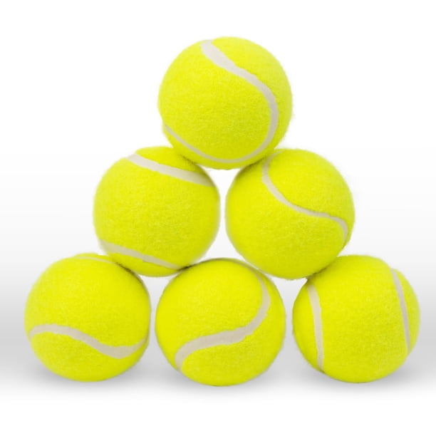 Pelota de tenis para perro y mascota Prime, paquete de 6, 6,35 cm para lanzador automático