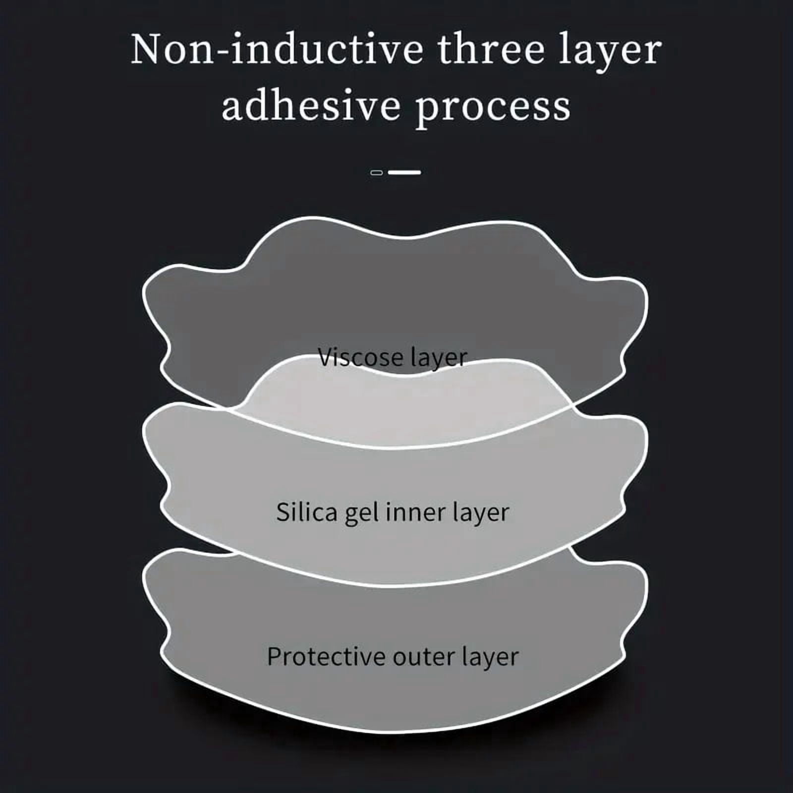 3 Pairs Silicone Invisible Breast Lift Patches, Clear Nipple Covers for ...
