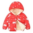 thumbnail image 4 of Lovebay 1-6T Toddler Children Boy Girl Padded Puffer Jacket Fleece Lined Hooded Winter Coat, 4 of 14
