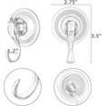 thumbnail image 5 of Garland Hanger Large Clear Reutilizable Heavy Duty Garland Hanger Sucker 22 Lbs Vidrio de ventana resistente,11 Feliz Sencillez, 5 of 5