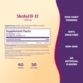 thumbnail image 4 of Natrol Methyl Vitamin B-12 1000 mcg, 60 Chewable Tablets, Lemon Flavored, Bioactive B12 Vitamin, Supports Cellular Energy Production, Brain Health & Metabolism - 60 Servings, 4 of 8
