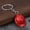 red, variant on Mini Safety Helmet Keychain , silver Hard Hat Key Ring for Construction Workers & Gifts