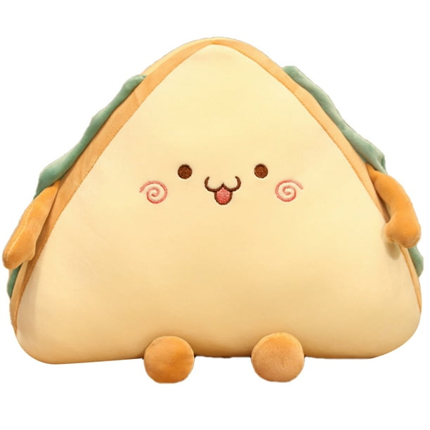 Sándwich de simulación de peluche de juguete Simulación de comida Sándwich de pastel de peluche Lindo pan Muñeco de peluche Almohada suave Sofá cama Cojín Regalo de ANGGREK Otros