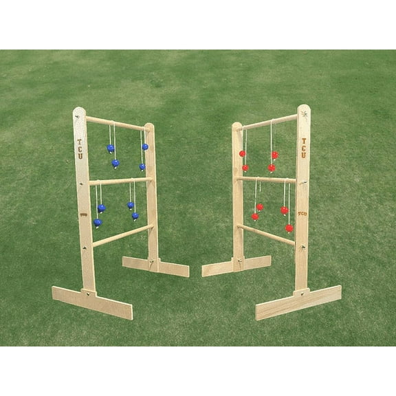 Texas Christian University "TCU" Engraved Ladder Golf / Ladder Toss Lawn Game