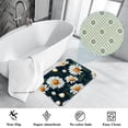 thumbnail image 3 of Daisy Area Rugs: Polyester Non-Slip Kitchen Mat Office Rug - Machine Washable, 3 of 6