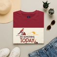 thumbnail image 6 of Do Something Yourself T-shirt, Maroon Color, Small, 6 of 9