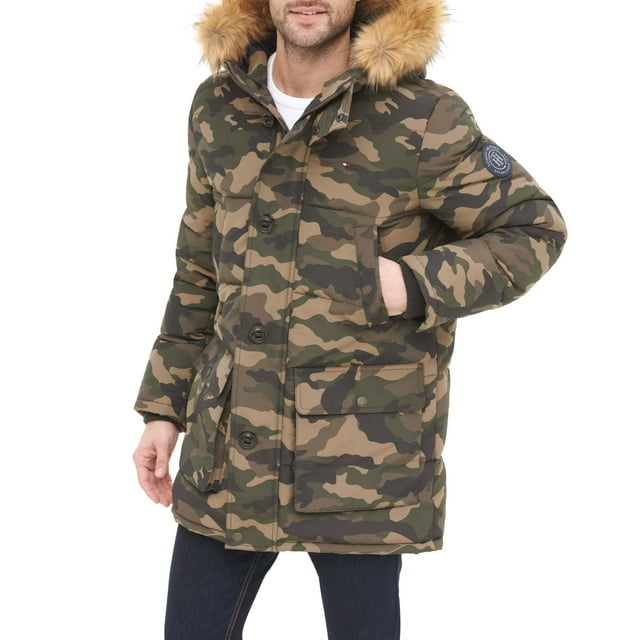 Chaqueta Tommy Hilfiger, tela ártica, acolchada, camuflaje