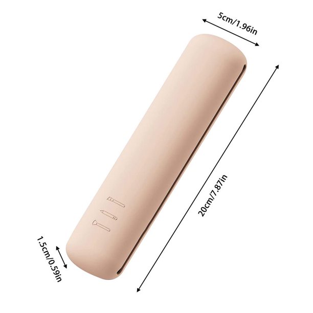 Bolsa de almacenamiento de brochas de maquillaje de silicona, estuche de viaje impermeable para brochas de maquillaje, soportes organizadores de brochas cosméticas de maquillaje portátiles