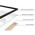 thumbnail image 2 of Haus and Hues 6x8 Black Oak Wooden Picture Frame - Set of 9 6x8 Poster Frame - Premium Oak, Vertical Hang, Shatterproof Plexiglass - Ideal for Home, Room, Office (6x8-inch, Black, Set of 9), 2 of 5