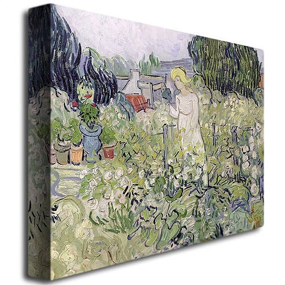 Trademark Fine Art "Mademoiselle Gachet at Auvers-sur-Oise" Canvas Art by Vincent van Gogh