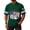 Dark Green, variant on Zimjoy Men's 250th 4th of July Baseball T-Shirts Cotton V Neck USA Flag Liberty Statue 1776-2026 Print Striped Sleeve Independence Day Casual Wear Navy L