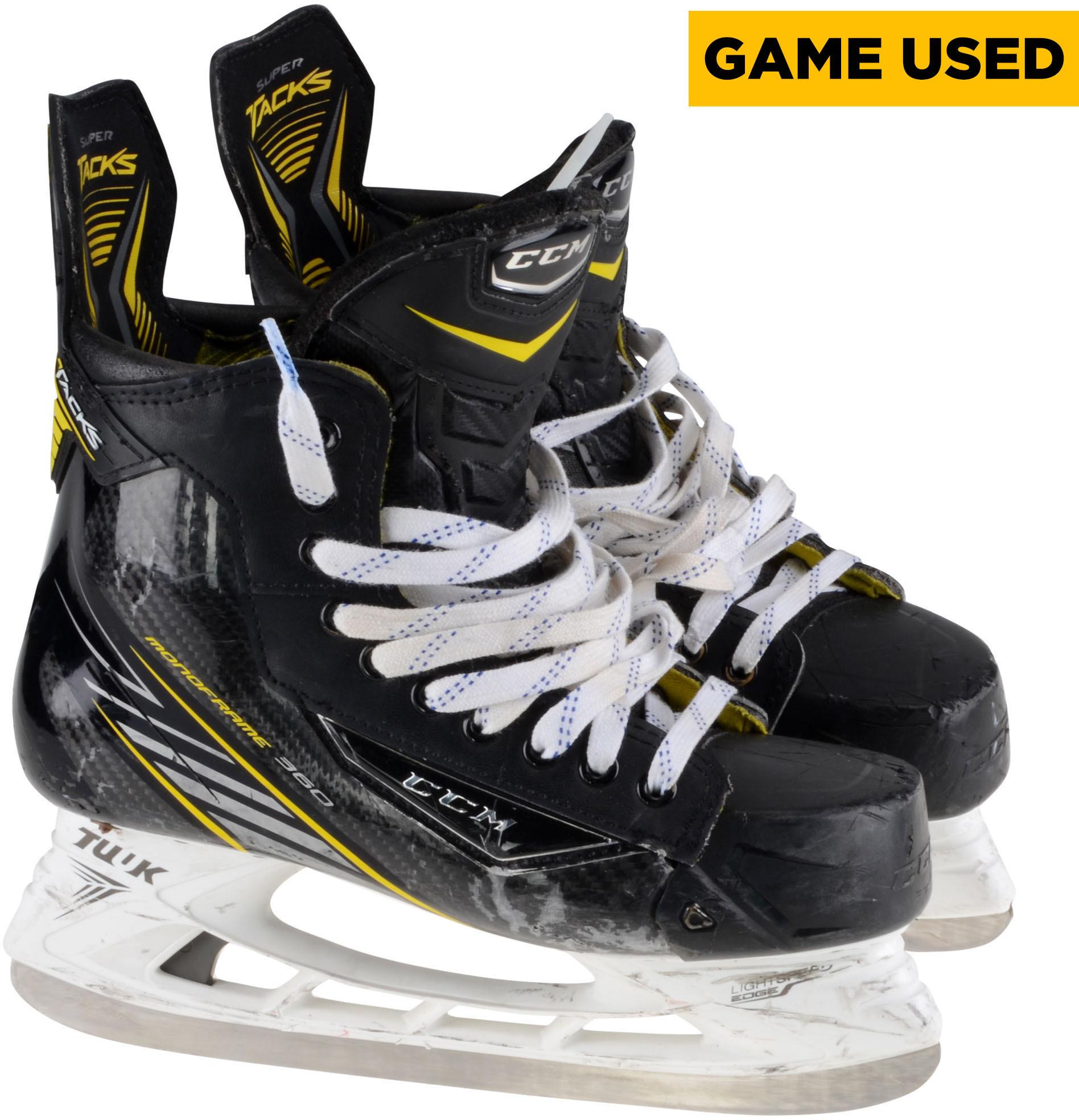 Mike Matheson Florida Panthers Game-Used CCM Skates from the 2017-18 NHL Season Fanatics Authentic Certified by Fanatics Authentic