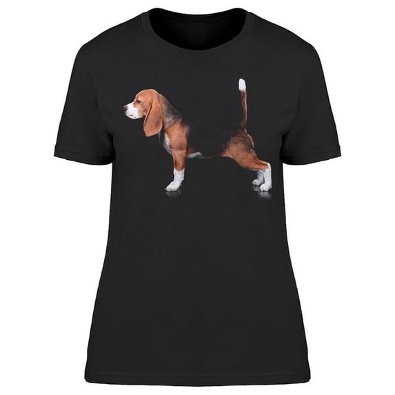 Sideways Beagle Portrait T-Shirt Women -Image by Shutterstock, Female Medium