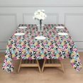 thumbnail image 3 of Leopard Print Square Tablecloth 60x60in(152x152cm) – Waterproof Polyester Printed Table Cover, Wrinkle Resistant & Washable for Kitchen Dining Picnic Party Decor, 3 of 6