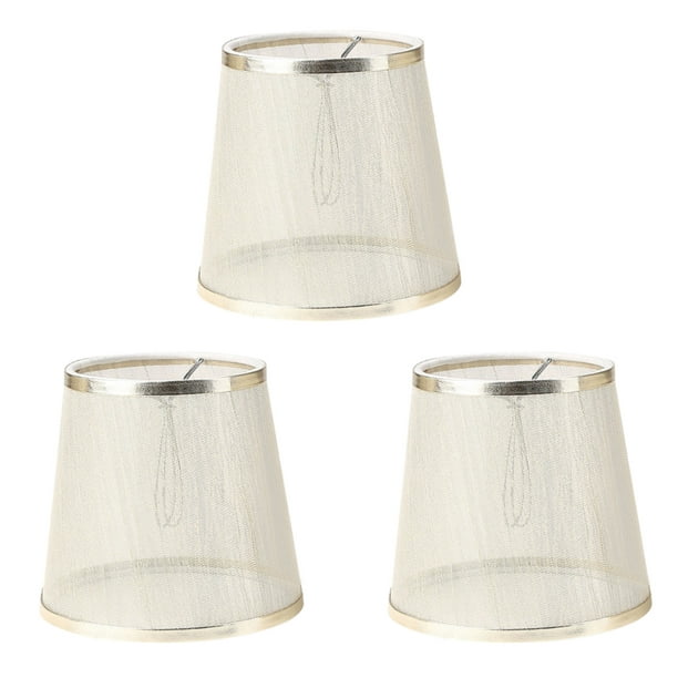 Lamp Shade Set Of 3 Fabric Lampshade, Small Glass Chandelier Lamp Shades