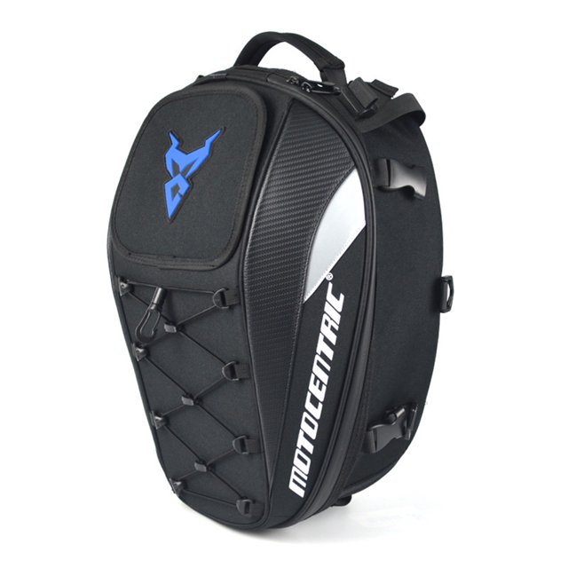 TFixol Motorcycle Rear Bag Back Seat Bag Tail Bag Multifunction Shoulder Stocked Backpack Helmet Pack