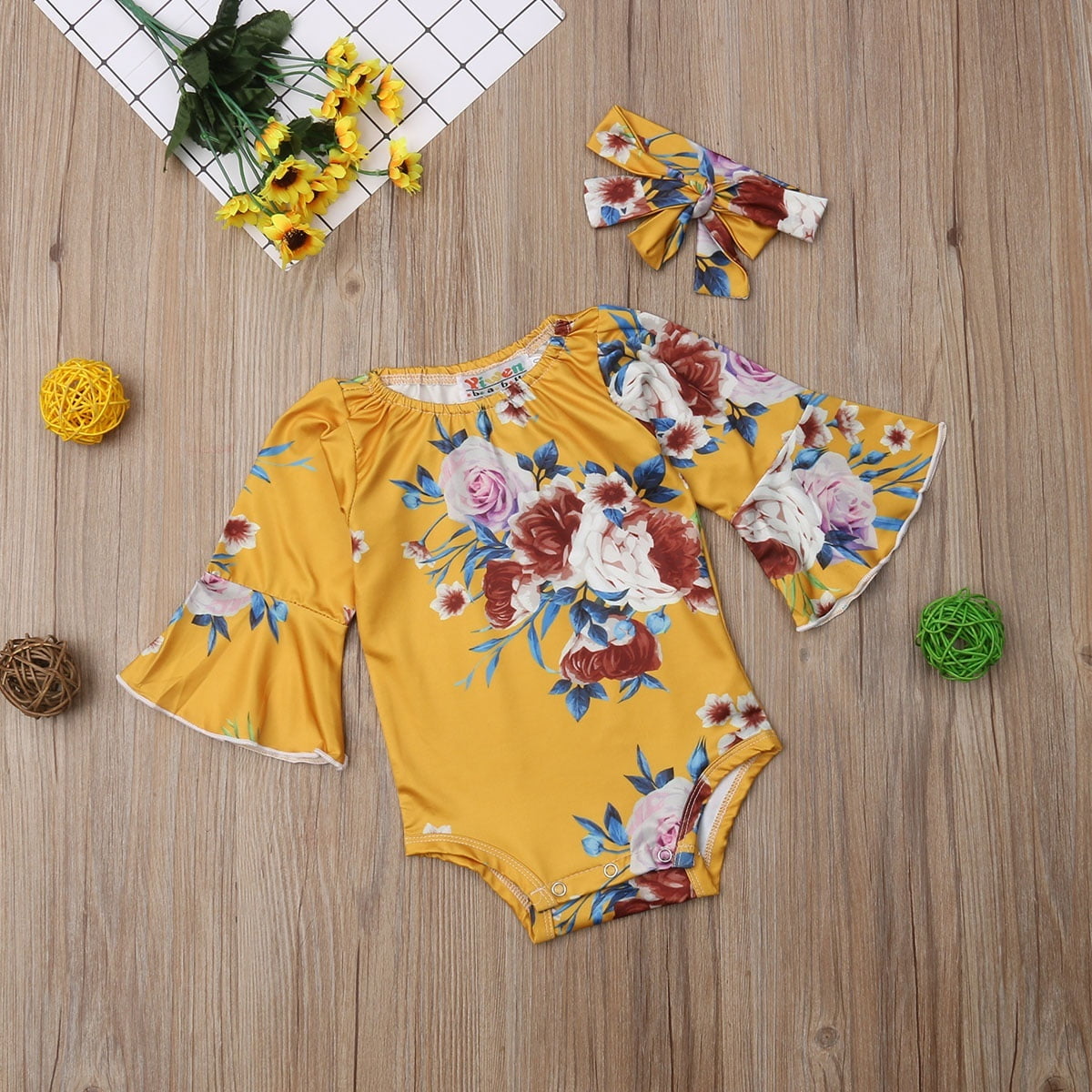 baby floral jumpsuit