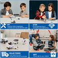 thumbnail image 3 of Beefunni STEM Toys 6-in-1 Space Solar Robot Kit,Educatoinal Learning Science Building Toys Gift for Kids Age 8 and Up, 3 of 7