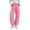 Hot Pink, variant on Striped Pants With Buttons For Womens Liweisiy Placket Wide Leg High Waist Relaxed Fit Trousers Pockets Casual Trendy Pants Green S