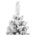 thumbnail image 2 of vidaXL Slim Artificial Pre-lit Christmas Tree with Ball Set Green 180 cm, 2 of 5