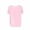 Pink, variant on Bxsruta Shirts for Kids, Solid Color Jersey Short Sleeve Tee, Round Neck Casual Top, Comfort Fit Knit Blouse