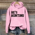 thumbnail image 2 of Womens Hoodies Long Sleeve Hoodie Pullover Hoodie Oversized Hoodies for Women Pink Crewneck Sweatshirt Women's Fall Jacket Preppy Teen Clothes, 2 of 3