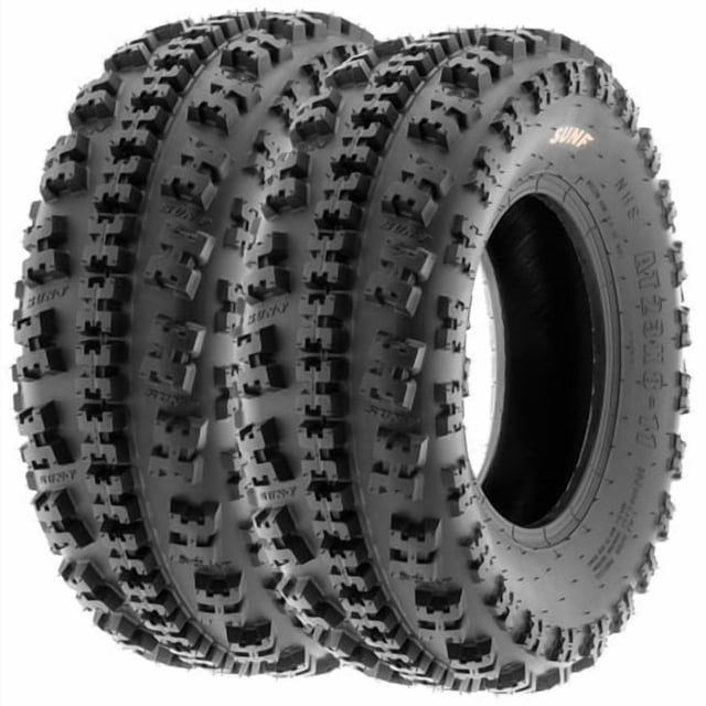 Sunf Atv Utv Knobby Sport Tires 21X7-10,6 Pr Tubeless A027, Set Of 2