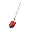 thumbnail image 3 of figatia Garden Spade Planting Spade with Wood Handle Heavy Duty Hand Digging Shovels Garden Digging Tools for Moving Seeding Lawn Yard 42.5x22.7cm, 3 of 8