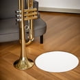 thumbnail image 4 of OULII 4Pcs Anti Vibration Record Mat White Felt for Turntable Music Lovers, 4 of 8