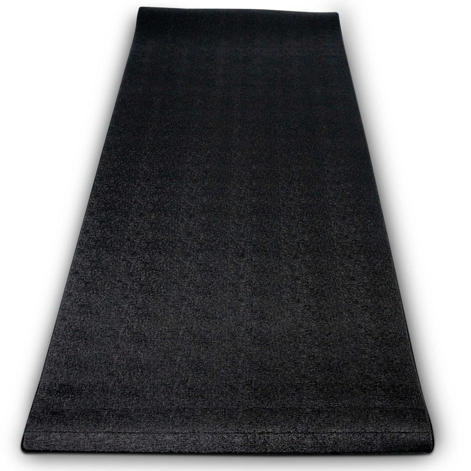 Tapis de sol robuste pour tapis roulant et équipement d'exercice - Noir