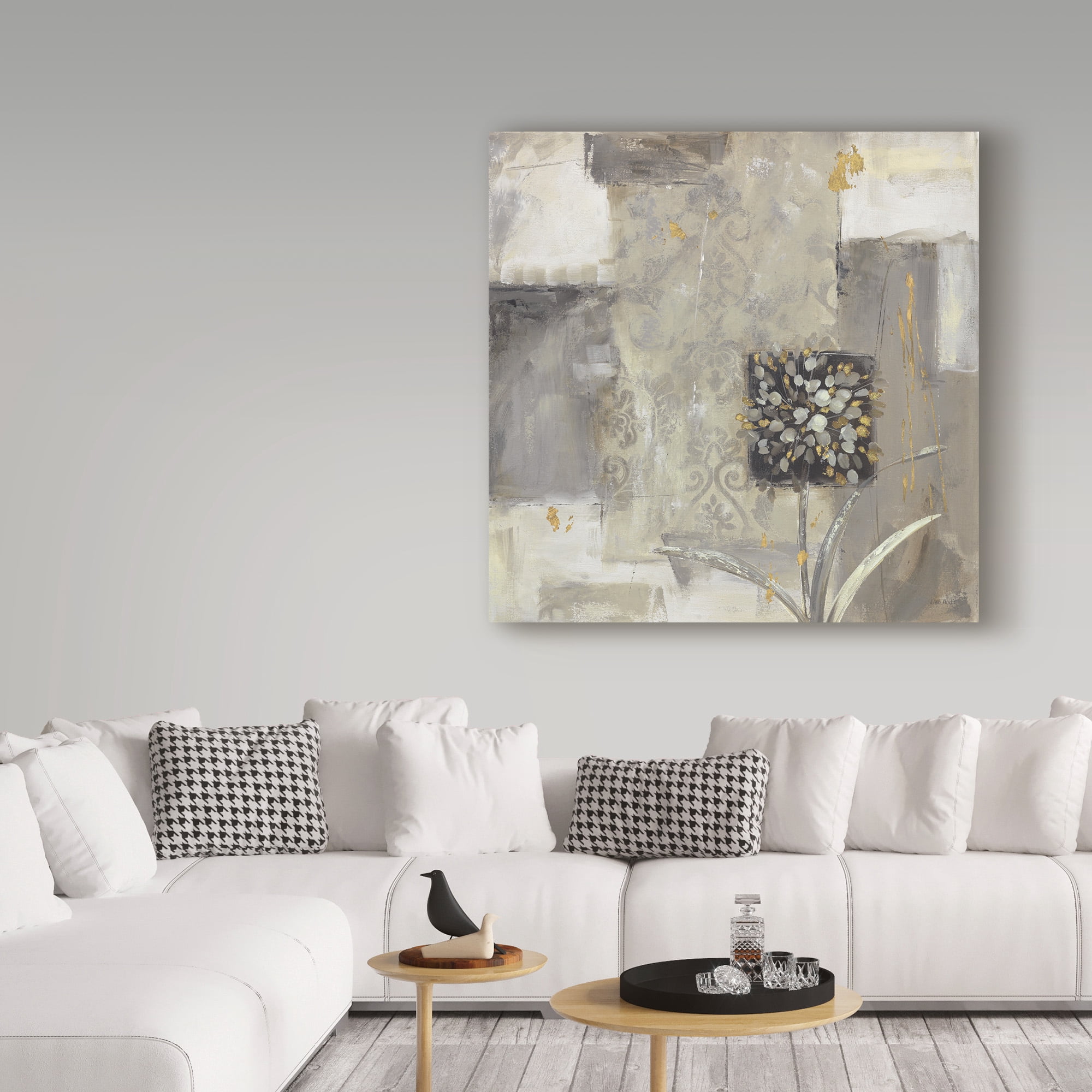 Trademark Fine Art 'Shades of Gray II' Canvas Art by Lisa Audit