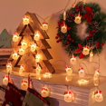 thumbnail image 5 of Christmas String Light Santa Claus Snowman Fairy Light Xmas Tree Pendant Garland LED Christmas Decorative Light 2024 Navidad, 5 of 5