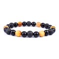 thumbnail image 1 of Pulseras de cuentas de ojo de tigre para hombres y mujeres, obsidiana negra Natural, hematita, protección de la salud magnética, joyería del alma, 1 of 4