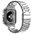 thumbnail image 2 of Stainless Steel Strap Band With Case For Apple Watch Series 7 6 5 4 3 2 1 SE, 2 of 8